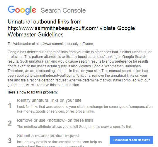 google-unnatural-links